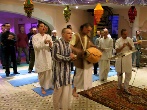 Arati started right after the class